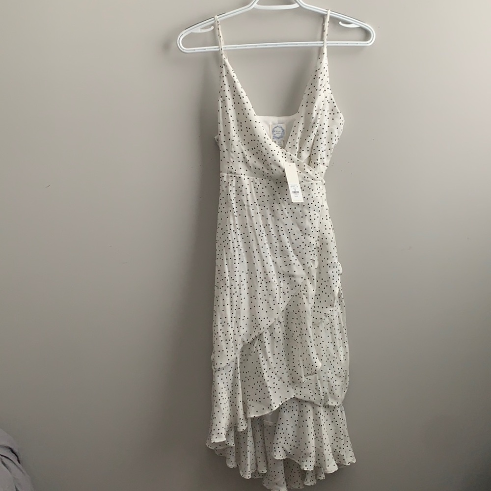 Francesca’s Wrap Midi Dress